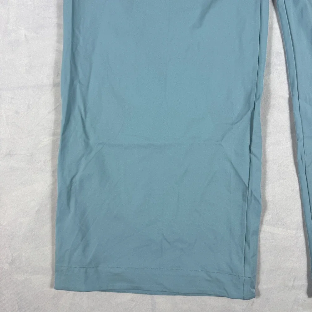 NWT Nike Dri-Fit Bliss Womens Trouser Pants Light Blue Pleated Wide Leg Size XL
